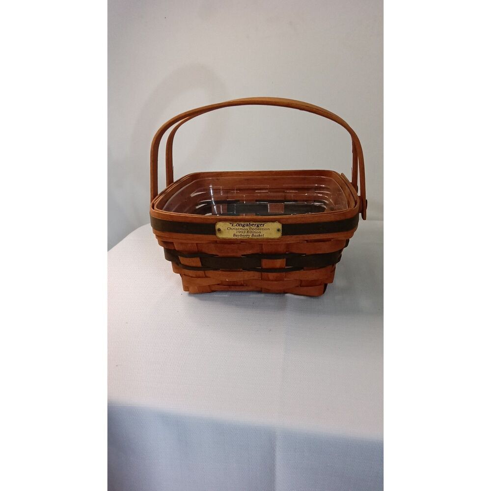 Longaberger Christmas Collection 1993 Bayberry Basket with Handle